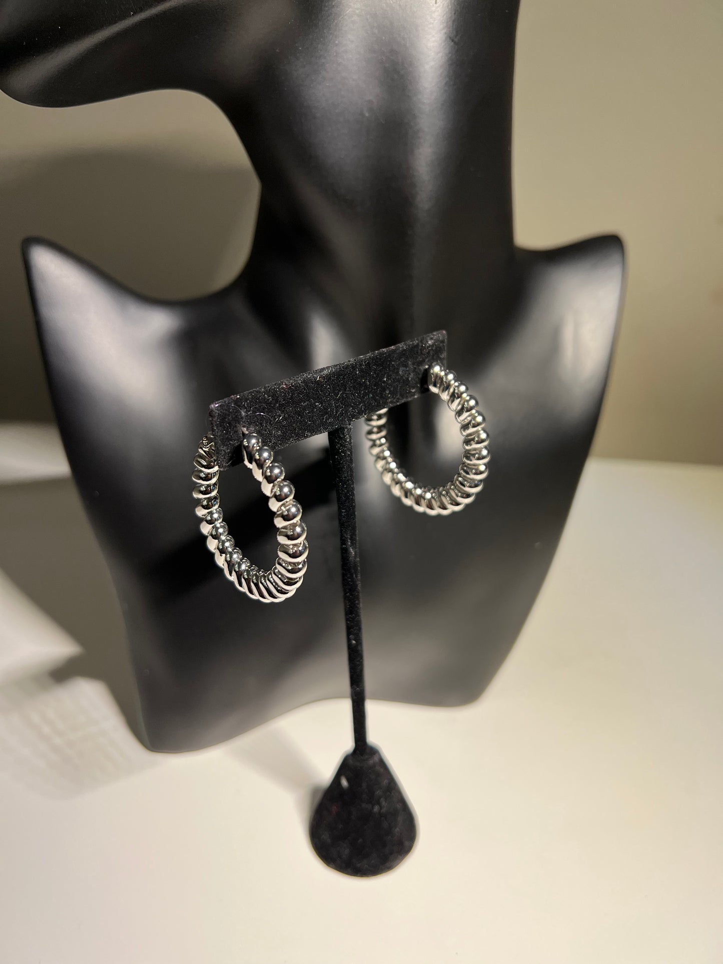 Twisted Hoop Earrings