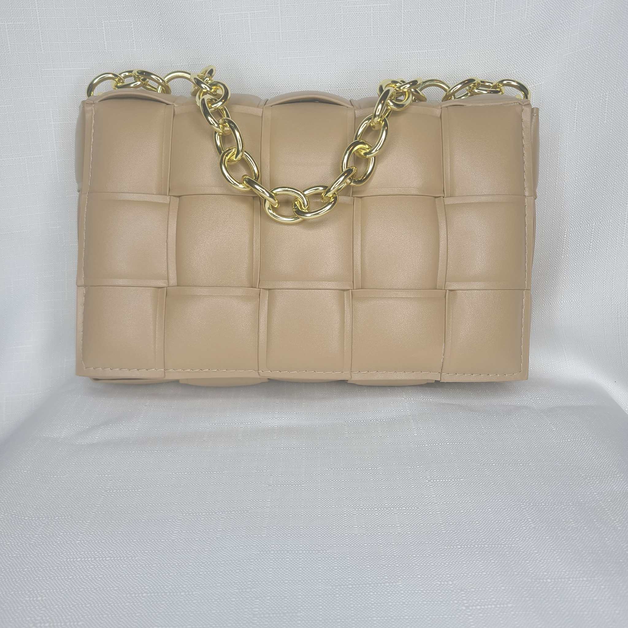 Lux Woven Chain Bag
