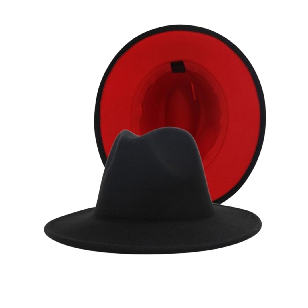 2-Tone Brim Felt Hats
