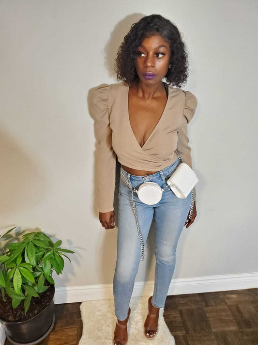 Wrap Me Crop Top