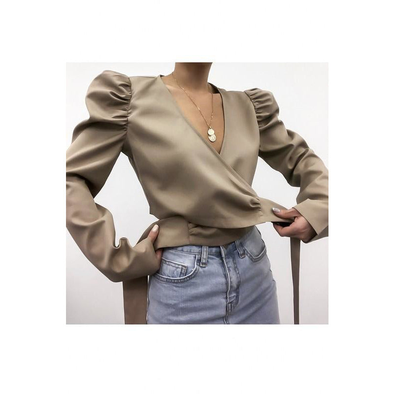 Wrap Me Crop Top