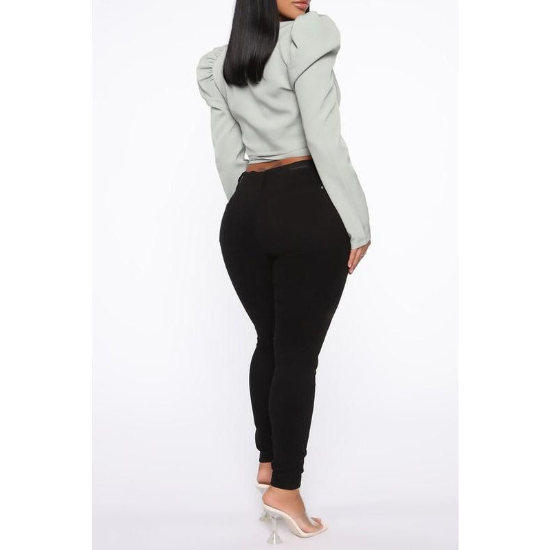 Wrap Me Crop Top