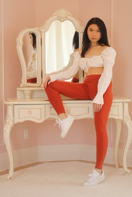 Ramona Long Sleeve Bralette Top