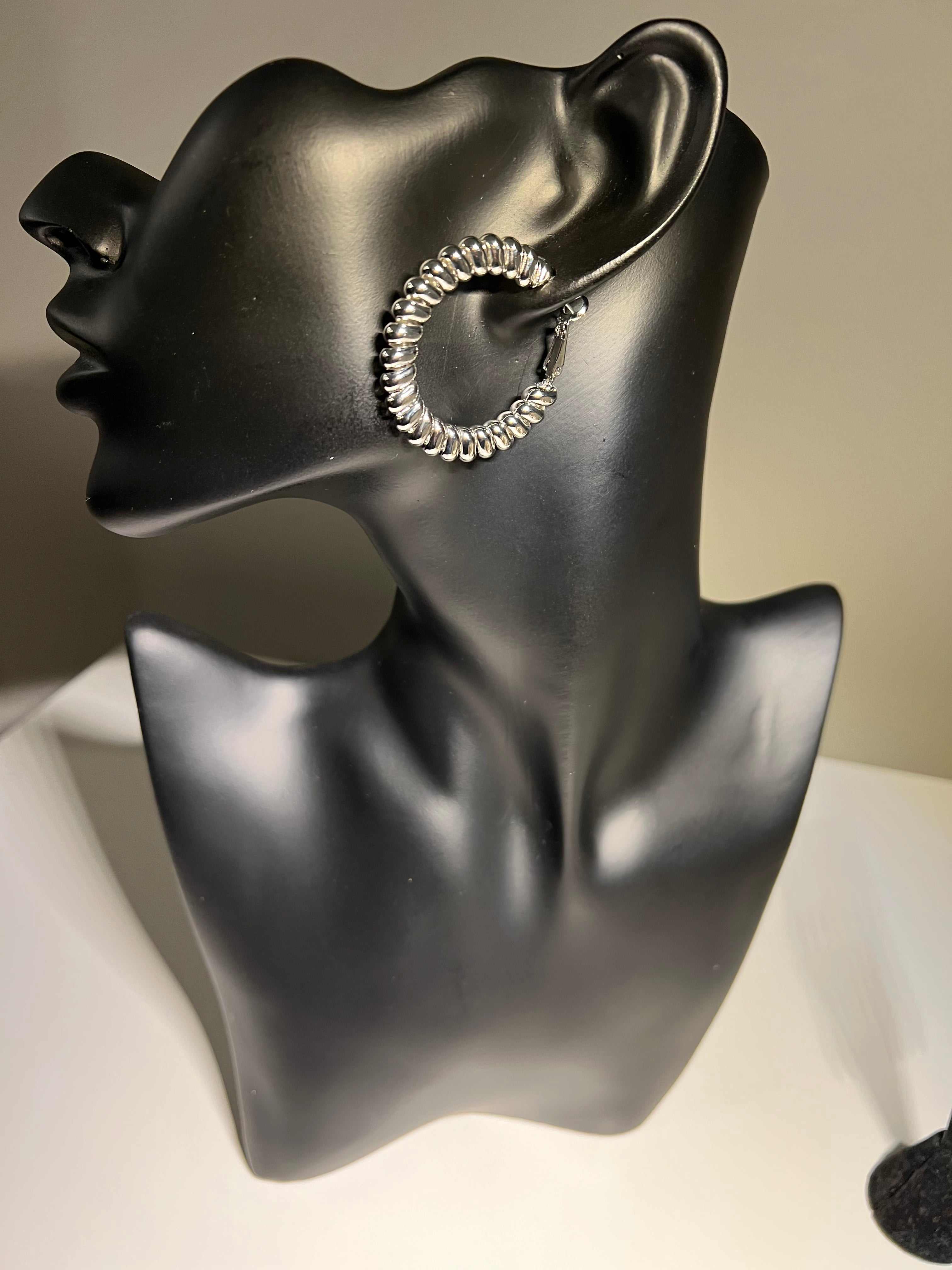 Twisted Hoop Earrings
