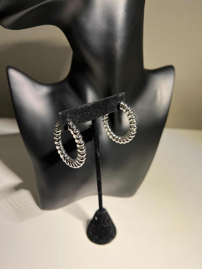 Twisted Hoop Earrings