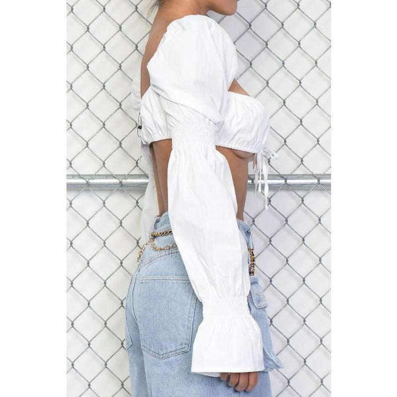 Ramona Long Sleeve Bralette Top
