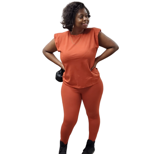 Angel Shoulder-Pad Set-Rust