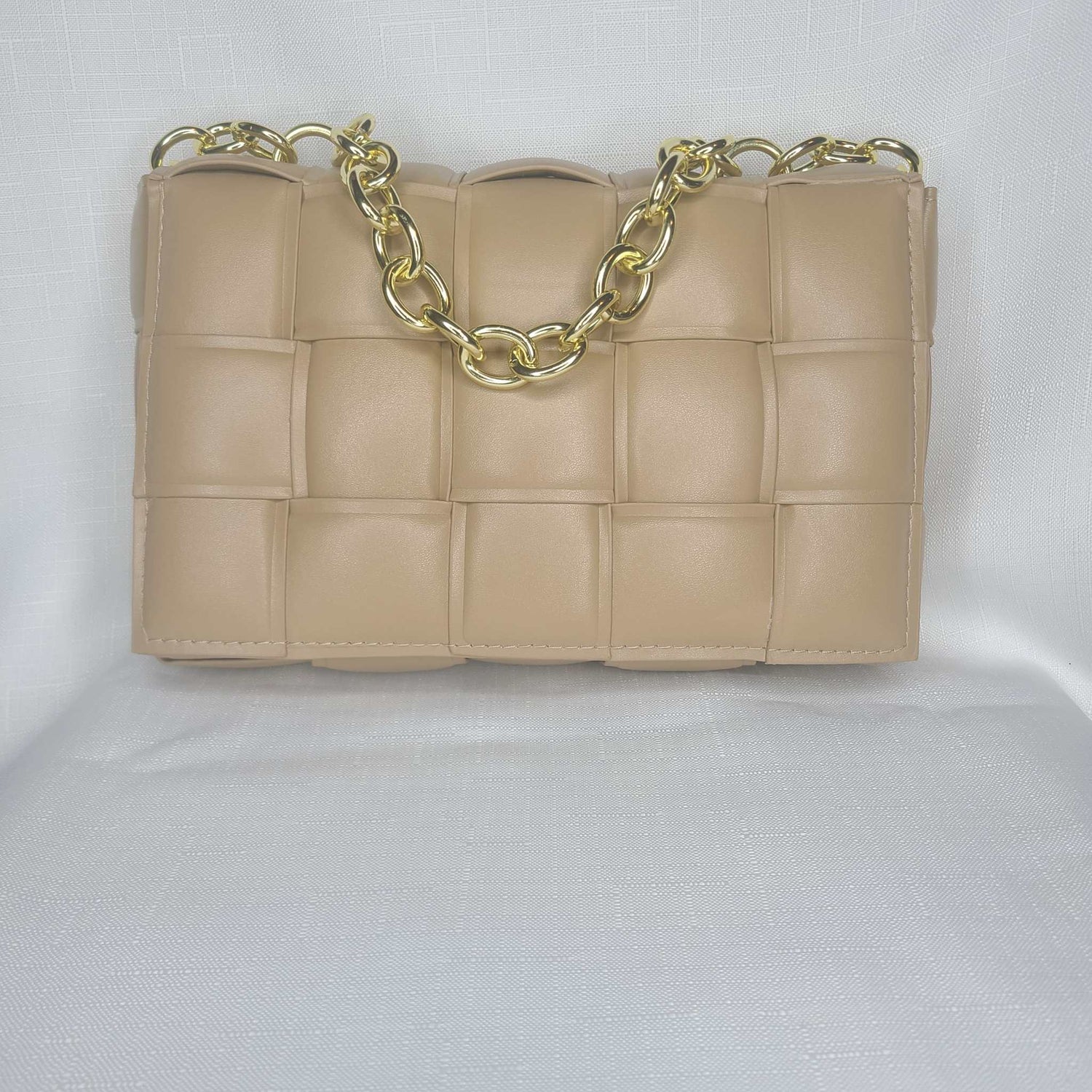 Lux Woven Chain Bag