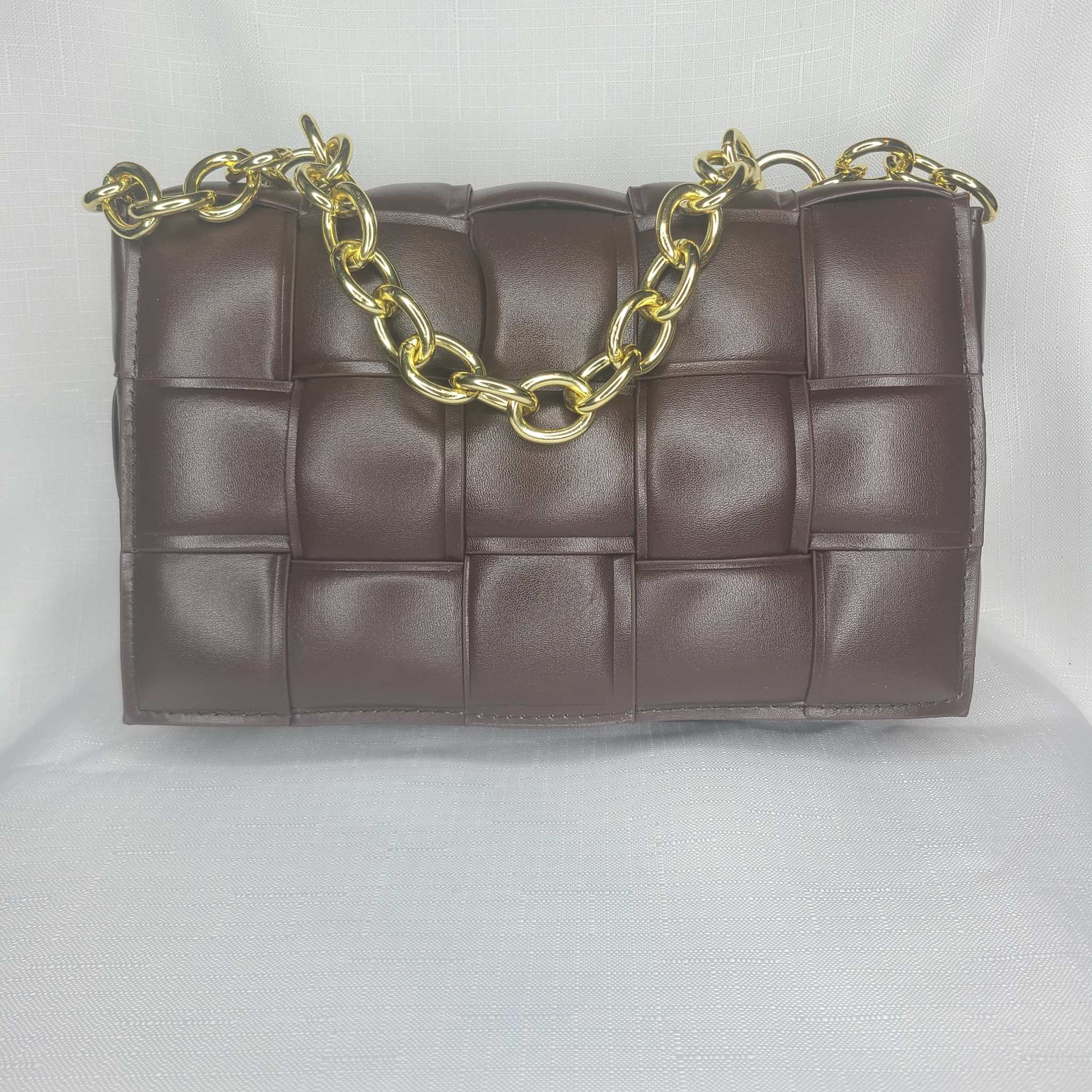 Lux Woven Chain Bag