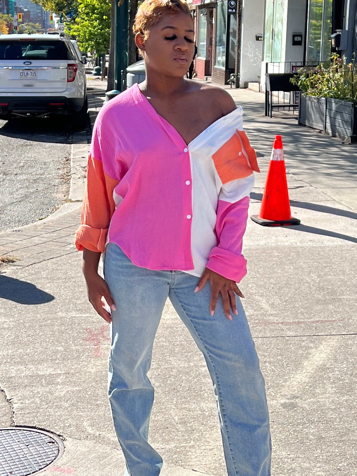 Mindy Oversized Top