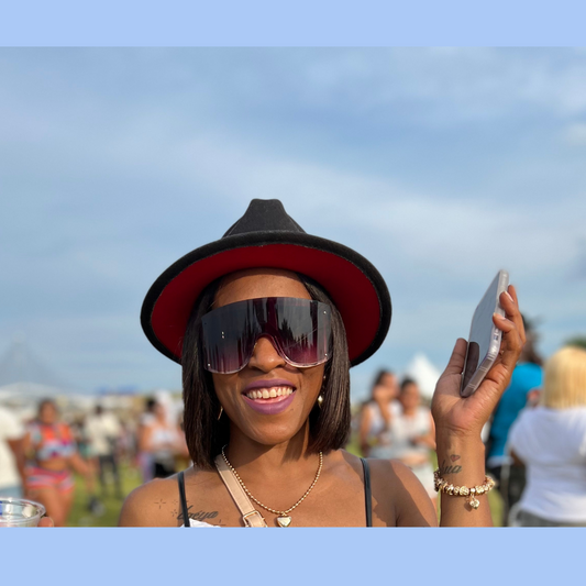 2-Tone Brim Felt Hats