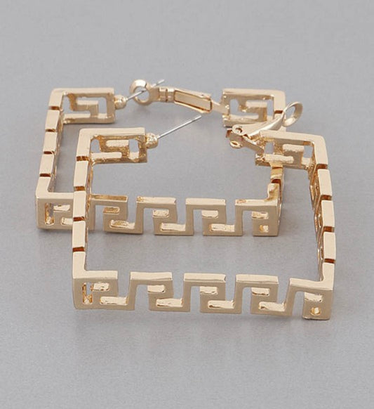 Sara Square Earrings