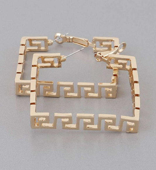 Sara Square Earrings