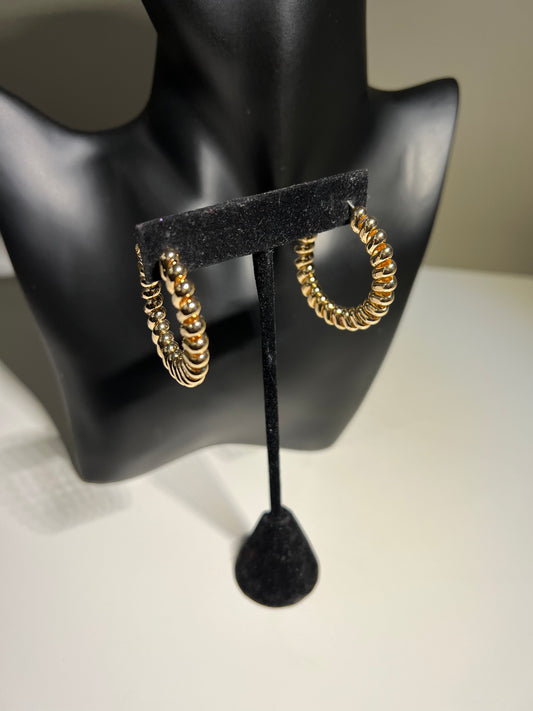 Twisted Hoop Earrings