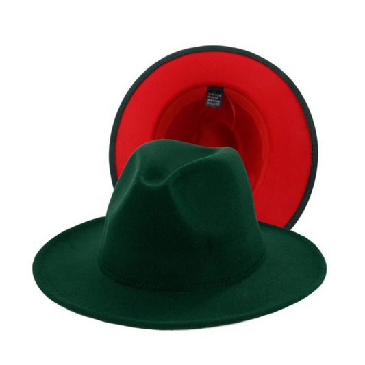 2-Tone Brim Felt Hats