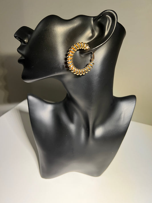 Twisted Hoop Earrings