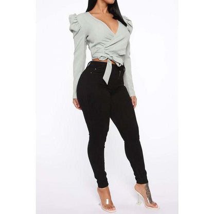 Wrap Me Crop Top